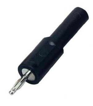 ADAPTATEUR Mâle 2mm / Femelle 4 mm noir