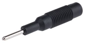 ADAPTATEUR Mâle 2mm / Femelle 4 mm noir