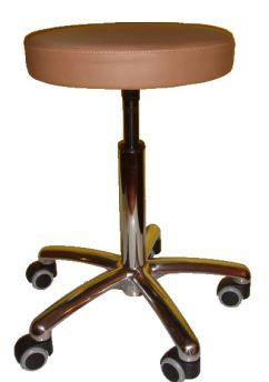 TABOURET ROND VERIN GAZ FRAMBOISE