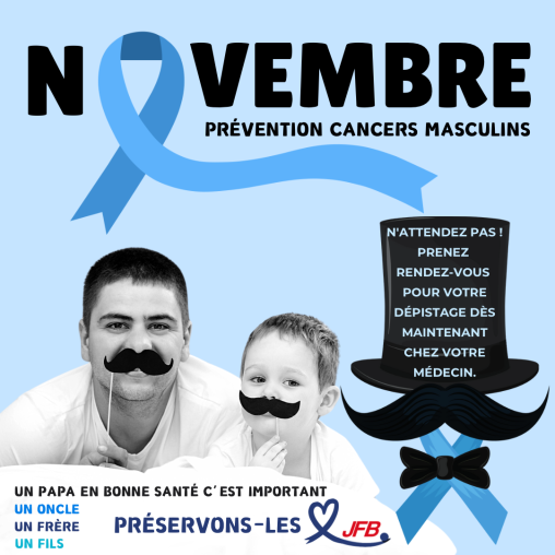 NOVEMBRE : prévention cancers masculins